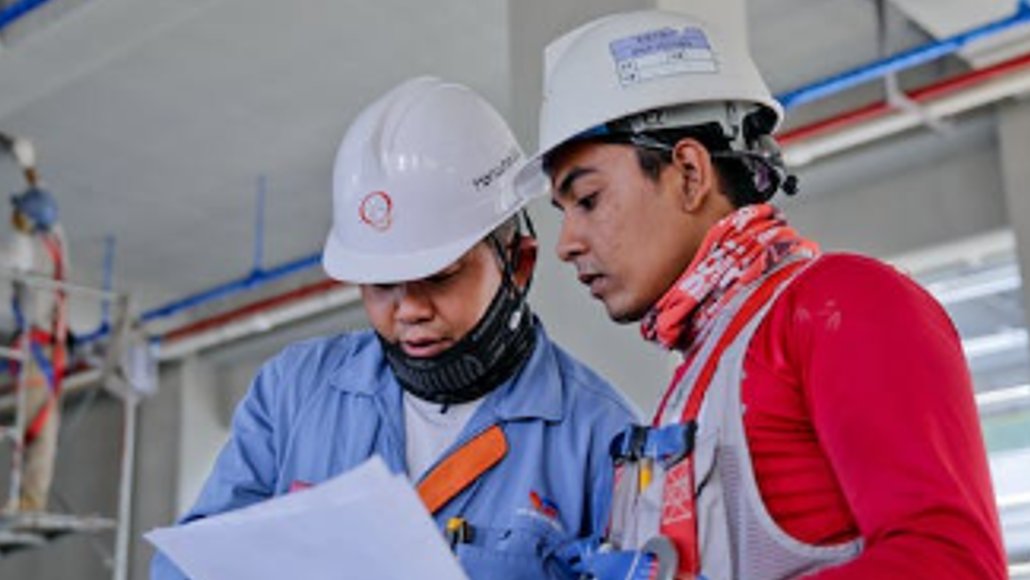 Neboh Ventures engineers reviewing project plans